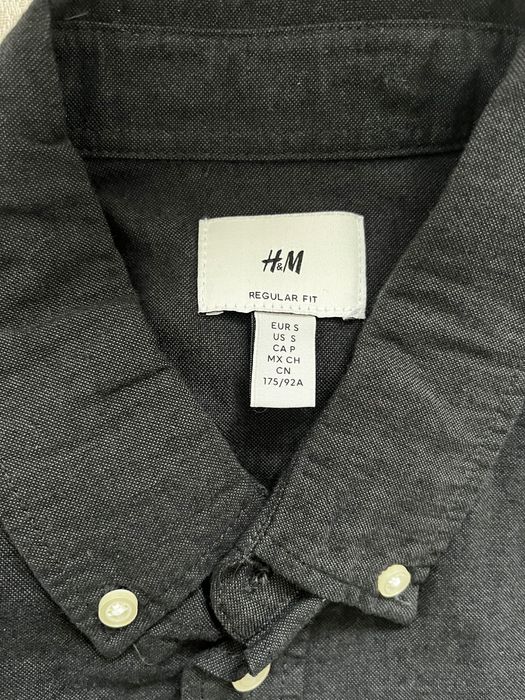 Мъжка риза, черна H&M
