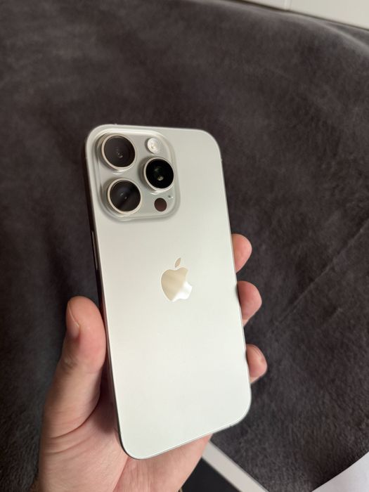 iPhone 16 Pro 128 gb natural titanium stare impecabila 10/10 baterie 90%