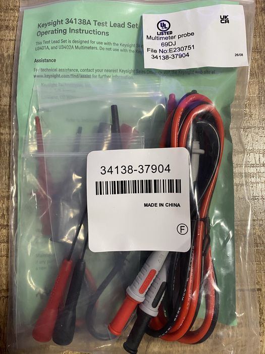 Set cabluri masurare Keysight 34138A sigilat