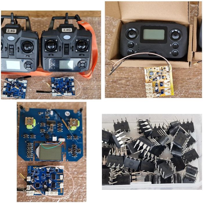 ЧАСТИ за лодки за захранка - мотори, перки и др.