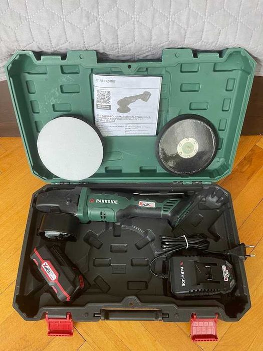 Акумулаторна машина за полиране Parkside PAAP 12 Нова 12V Внос от Германия