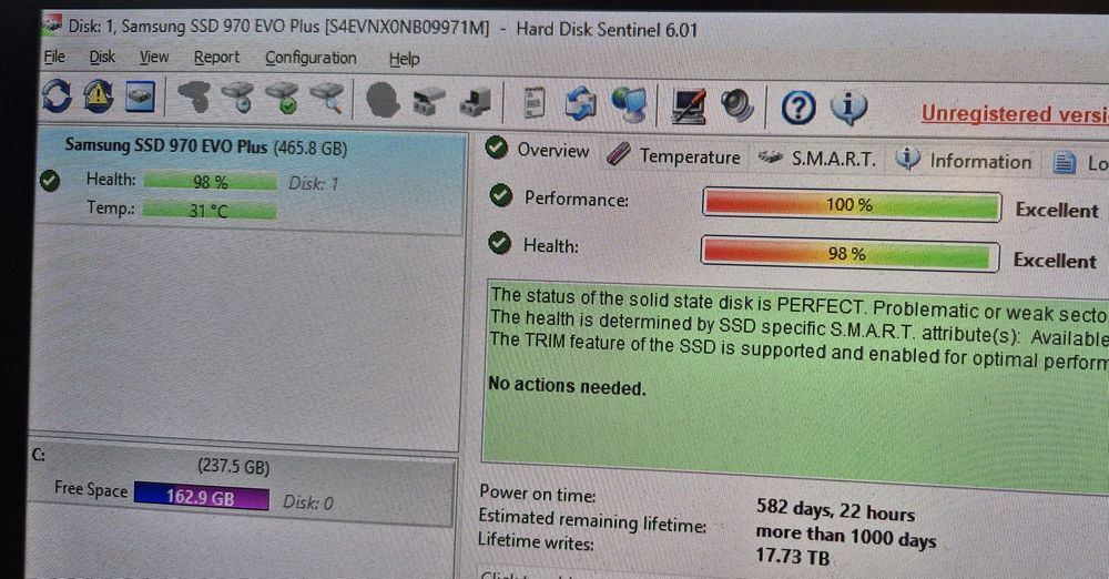 SSD Samsung 970 EVO Plus 500GB NVMe M.2  PCIe Gen 3.0 x4