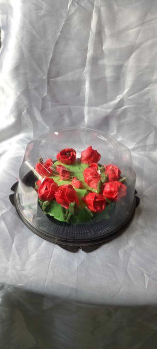 Тортик с тюльпанами