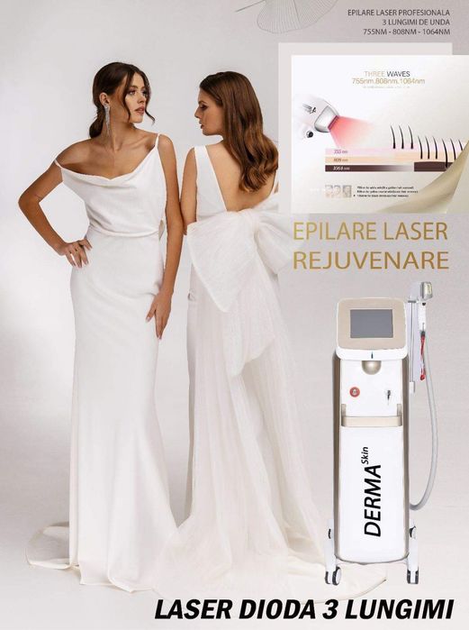 Aparat laser epilare definitiva cu 3 lungimi de unda.Alexandrite