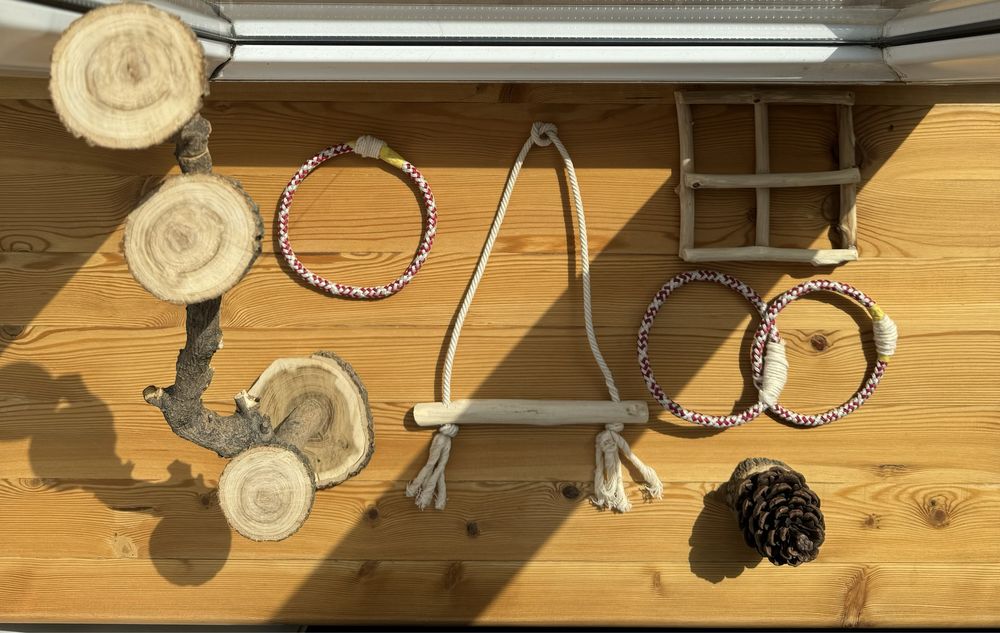 Клетка для птиц с домиком