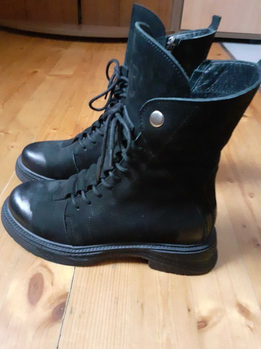 Дамски боти,38 номер,естествена кожа