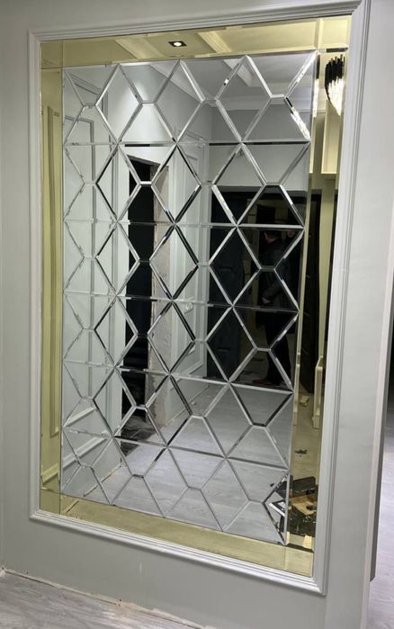 Декоративные зеркала. Ромбик