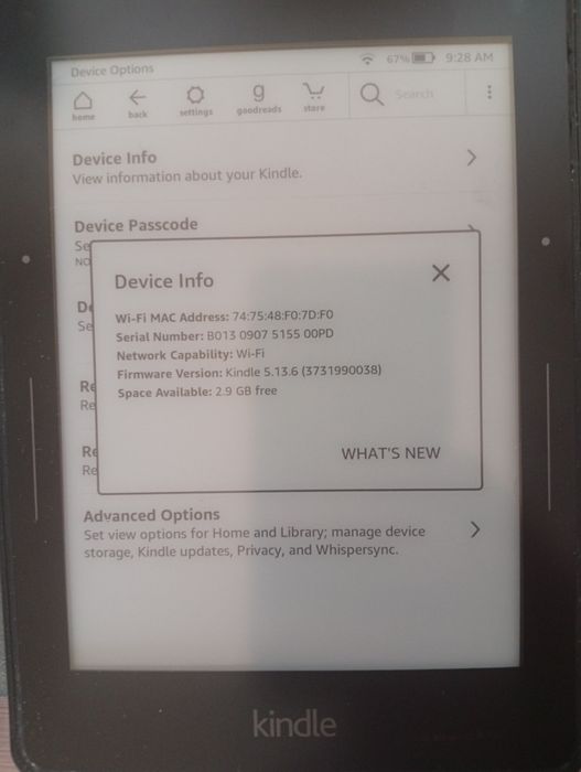 Kindle Voyage ebook reader ereader