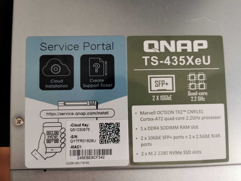 NAS Qnap TS-435XeU 4GB - cu factura