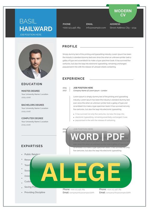 Redactez CV și scrisoare de intenție profesionale – RO / EN