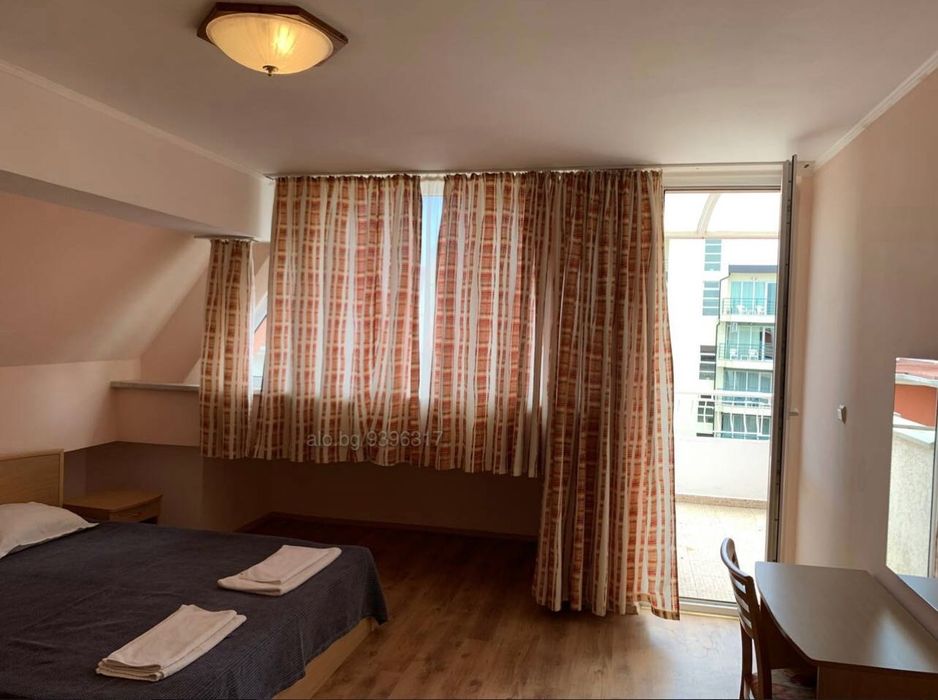 3-стаен апартамент/350 м от плажа/басейн с детска пързалка/до 7човека