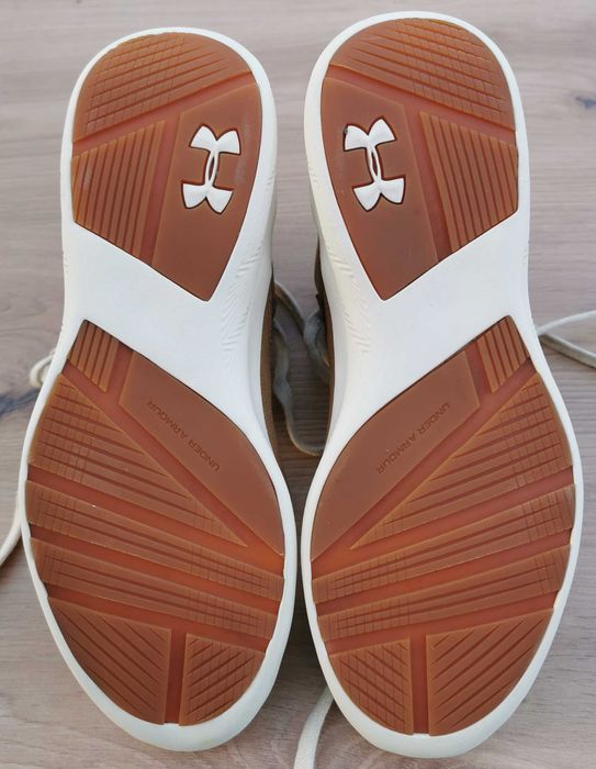 Ghete Under Armour Charged Pivot Mid Bronze Metallic 37.5 stare f buna