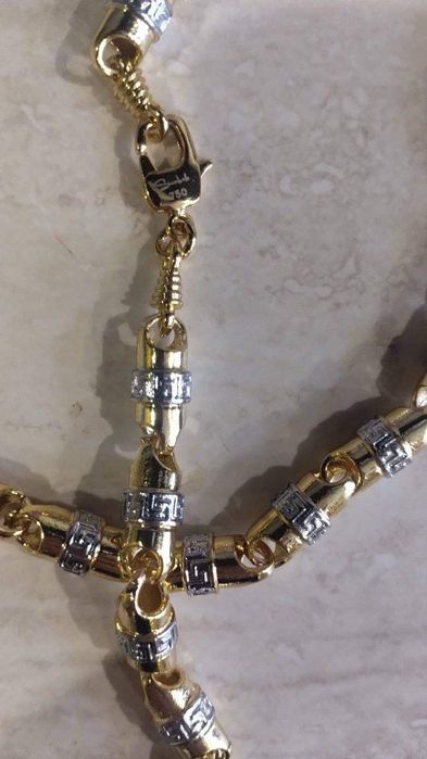 Мъжки позлатени ланци с 14карата златно покритие