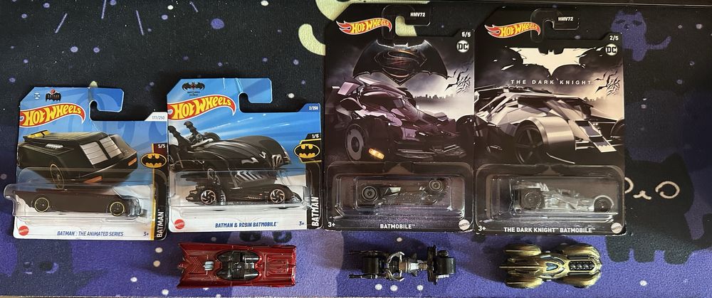 Редки Batman hot wheels колички 1:64