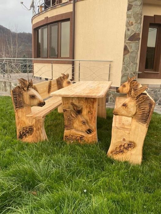 Seturi de mobilier sculptate, pentru terasa