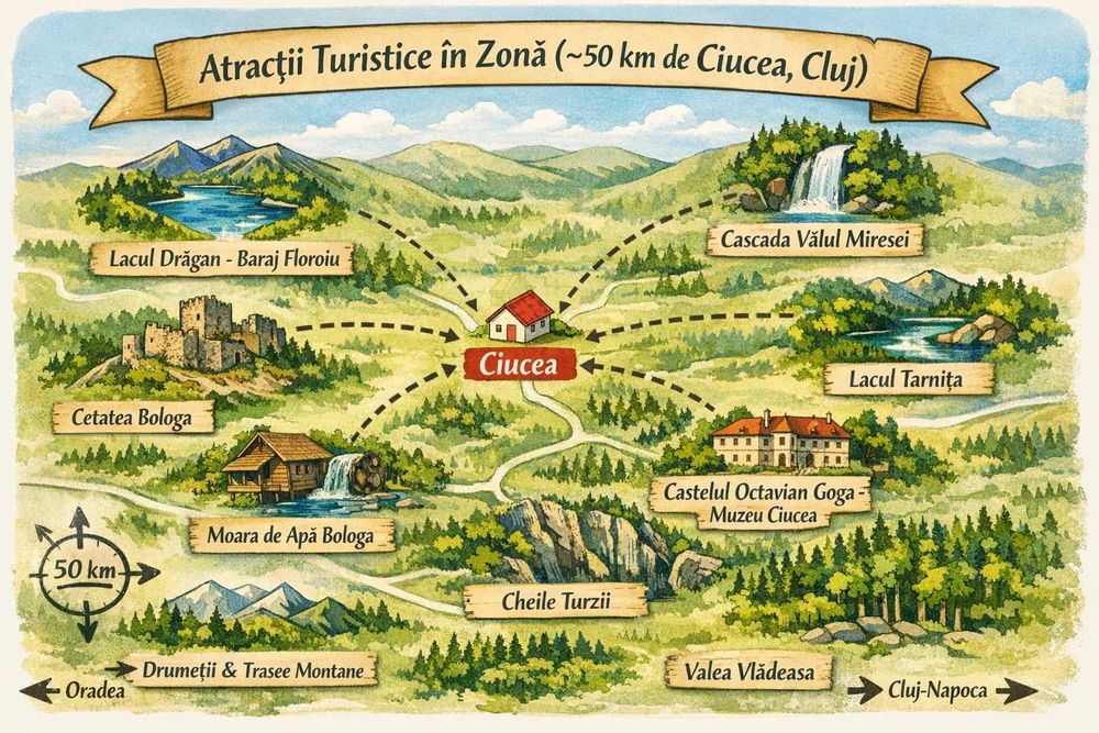 Teren de vânzare – Ciucea, jud. Cluj