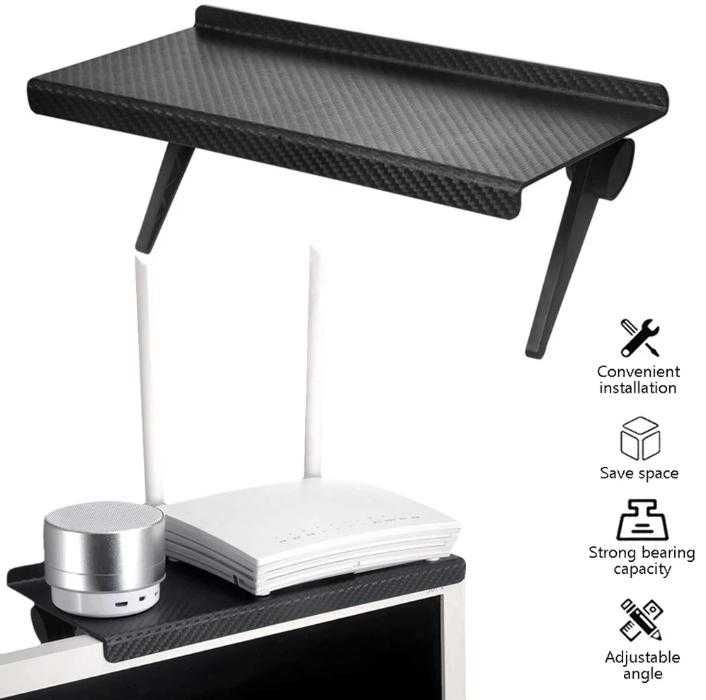 Стойка за Андроид ТВ Бокс Рутер Суич Баня Аксесоар Без Нужда от Монтаж