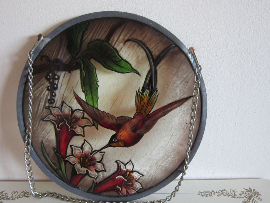 cadou rar Pasare Colibri Suncatcher Tiffany Germany