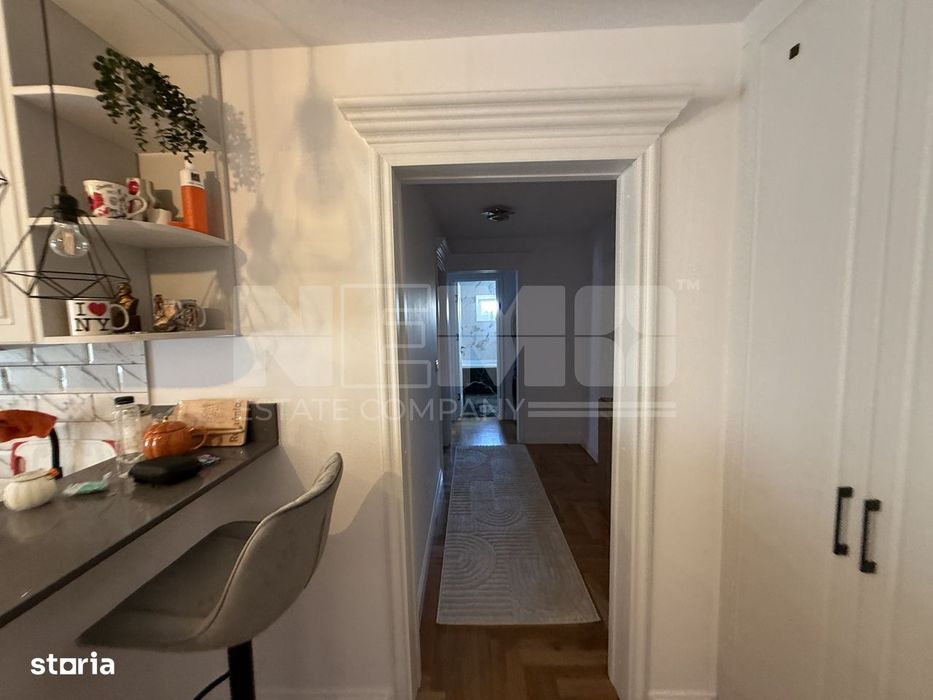 Apartament de închiriat | 3 camere | Zona Centrală | Complet mobilat