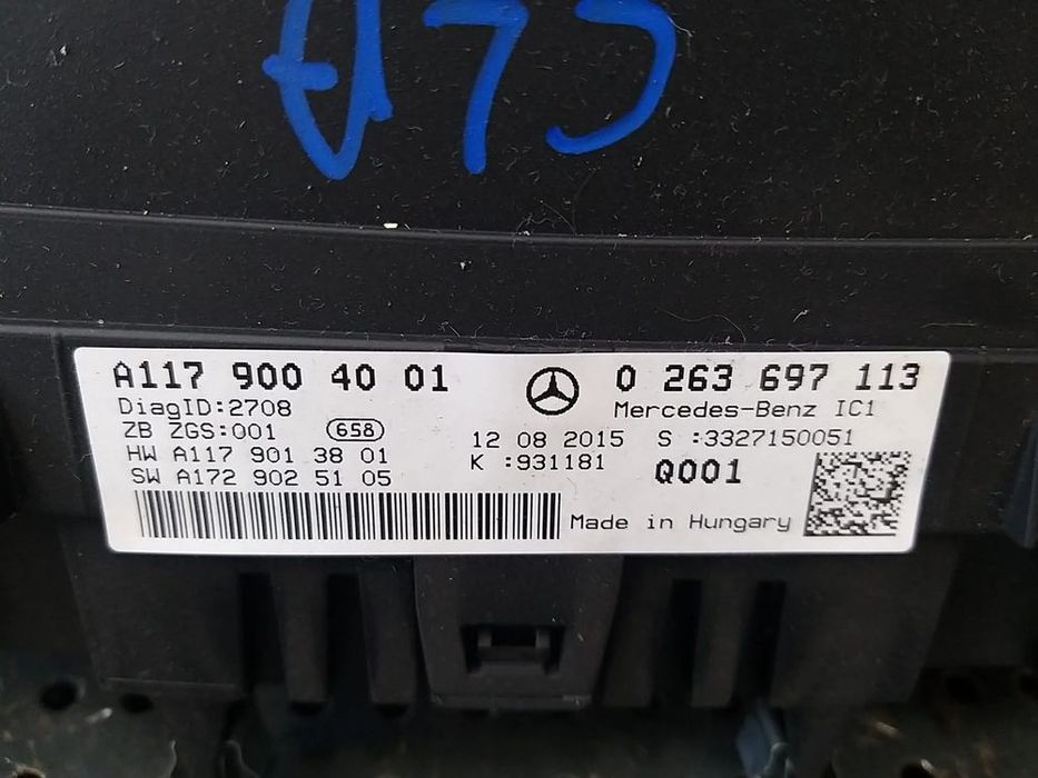 Ceasuri bord benzina mercedes cla x117 a1179004001 0263697113