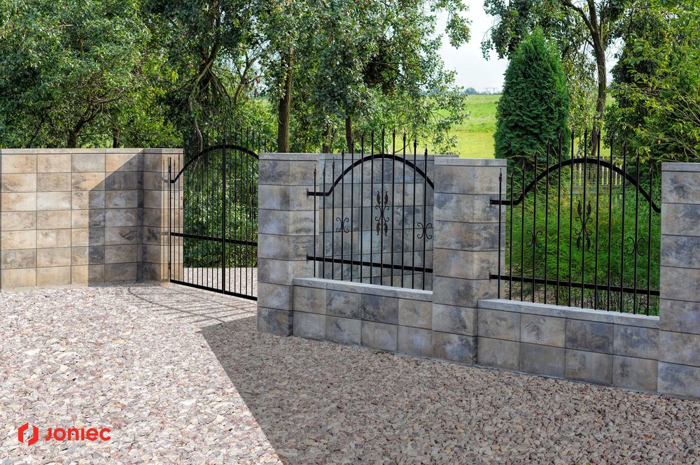 Gard Modular din Bolțari de beton prefabricat Roma Horizon