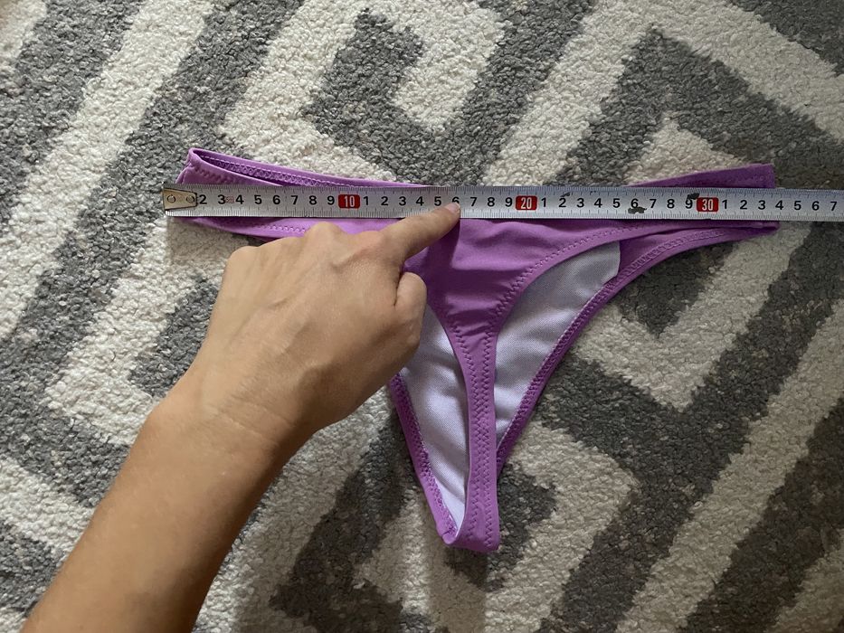 Slip baie tanga negru, S sau M, nou cu eticheta