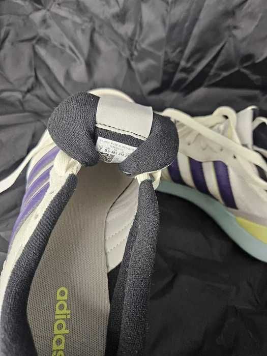 Adidas Run 60s – Alb / Mov / Bleu – Mărimea 38⅔