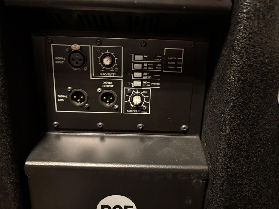 Pereche Subwoofer Activ RCF Sub 8004-AS+Huse si Roti Stare Excelenta