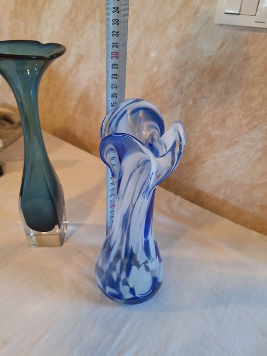 Вази Мурано кристал оникс