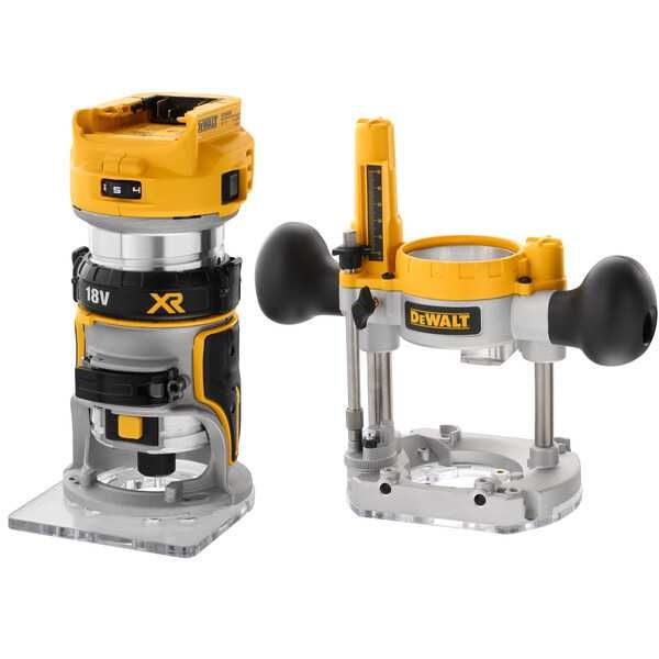 Оберфреза DeWALT DCW604NT, 18V, 8mm