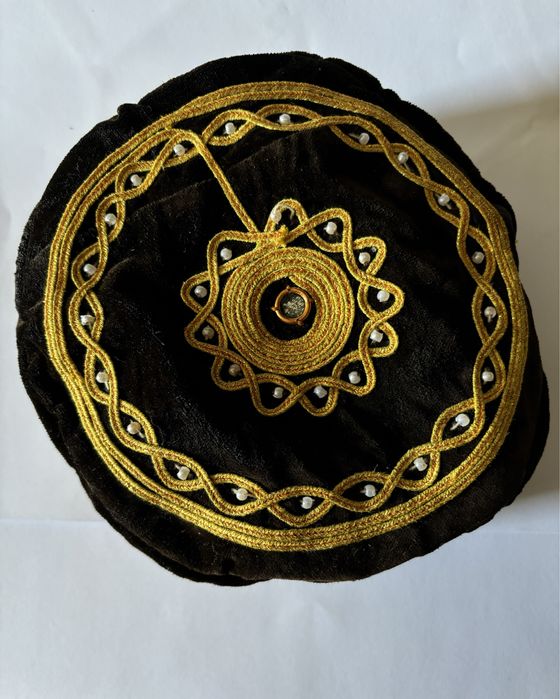 Fes turcesc de catifea realizat manual