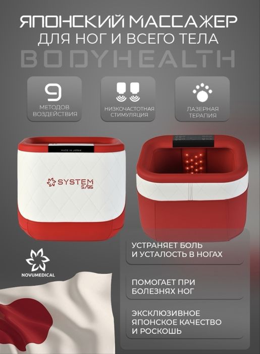 Bodyheath Массажер System 5/95 напольный пульсирующий, компрессионный