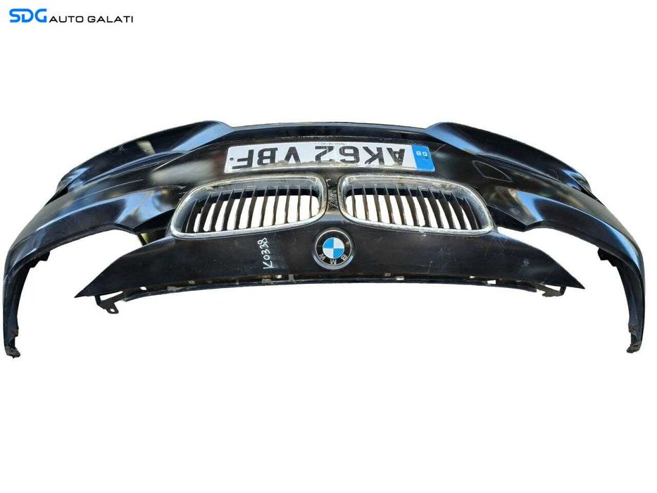 Bara Spoiler Fata BMW Seria 3 F30 F31 NFL Non Facelift 2011 - 2014 Culoare 668 Schwarz 2 [K0338]