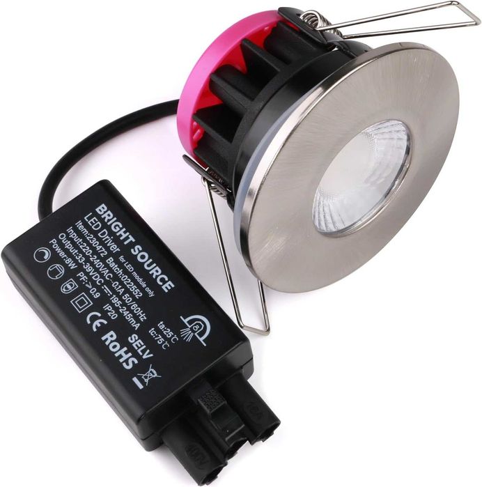 Bright Source осветителни тела, лампи 8w 64mm изрез, 750lm 6 броя