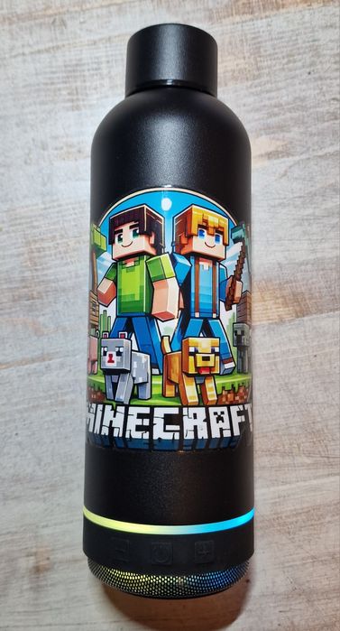 Персонализирана Бутилка / Термос за вода с тонколонка ( Bluetooth )