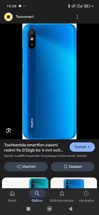 Redmi 9a  telefon