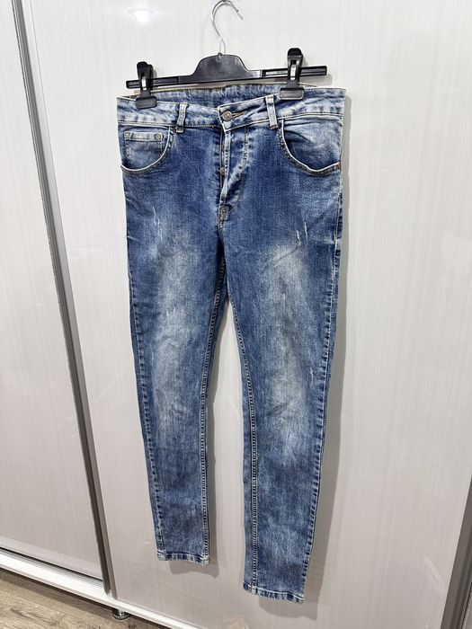 Blugi bărbați slim fit albaștri, mărime S / W30