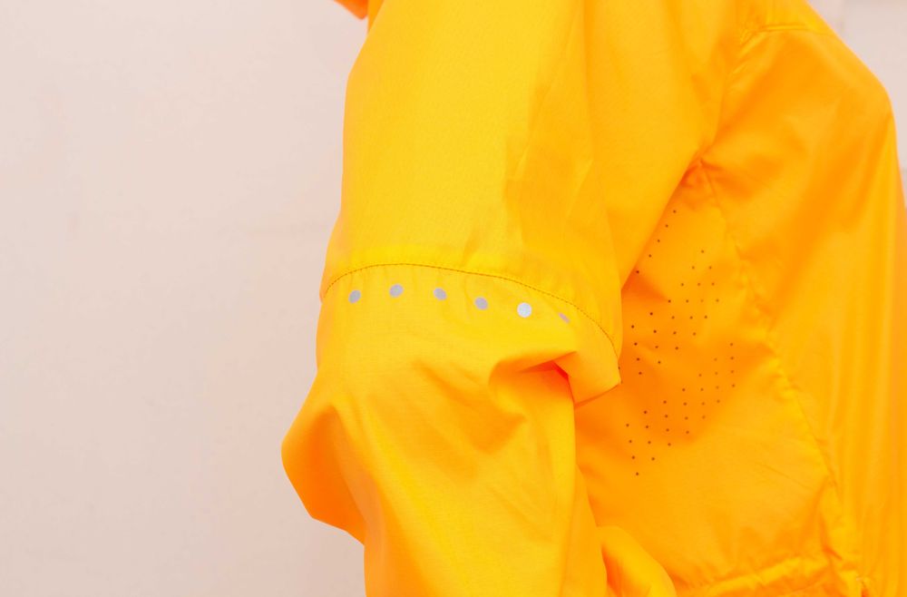 Nike оригинално дамско яке оранжево с качулка ветровка горница L