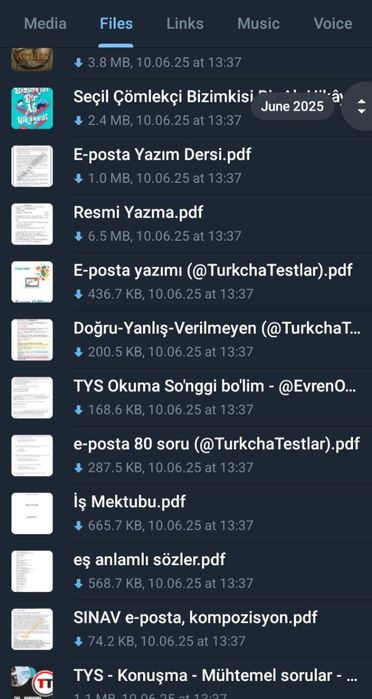 Turkcha kitoblar, testlar, audio va mock testlar sotiladi. Juda arzon