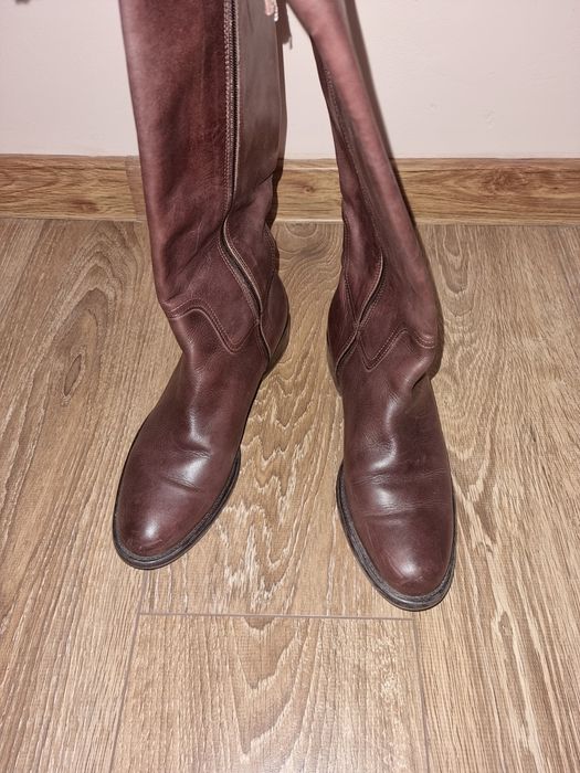 Дамски ботуши от естествена кожа