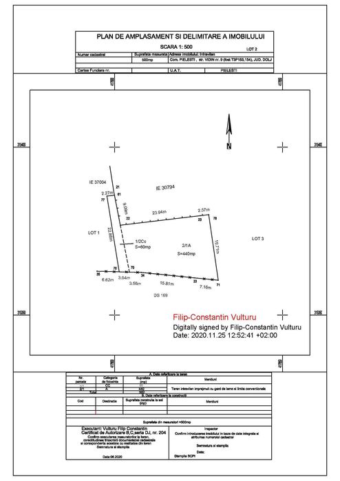Vând teren intravilan Pielesti