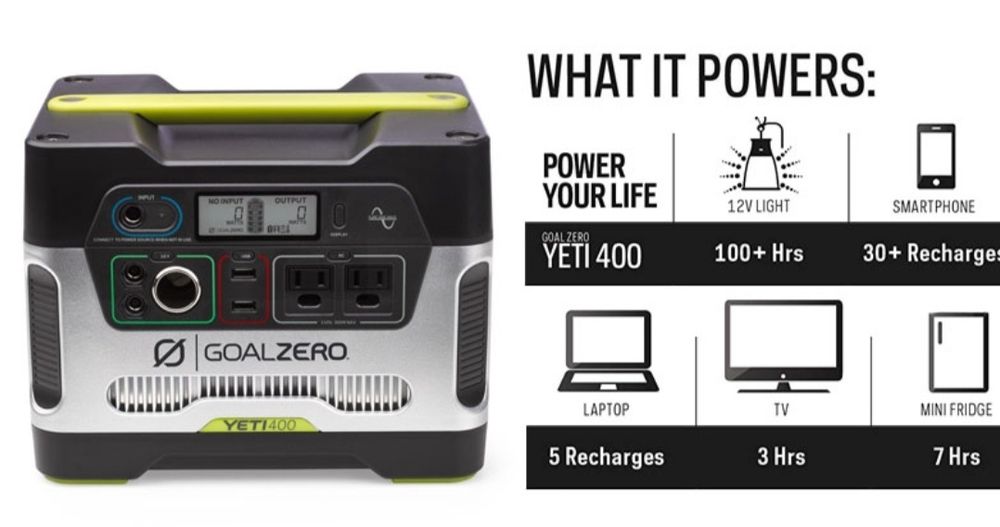 Pover bank Goal zero Yeti 400