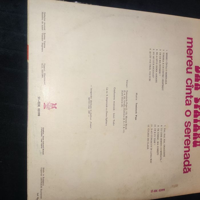 Vinil Dan Spătaru