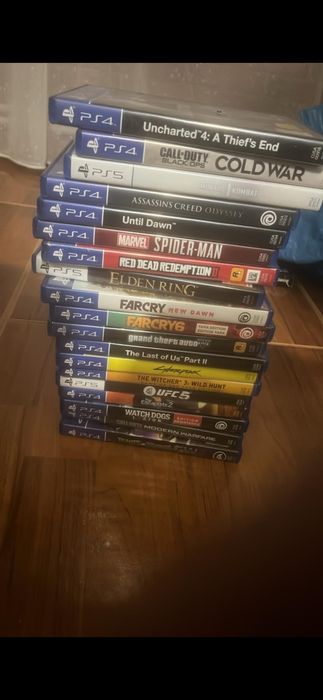Ps 4 slim 1tb cu 15 jocuri