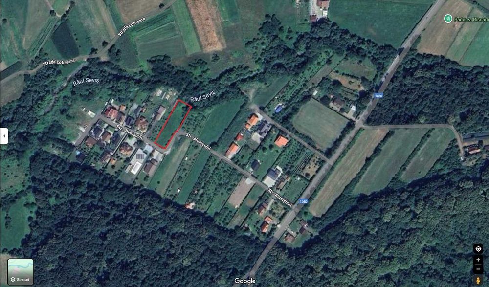 Teren intravilan de constructii 1.500 mp * Padurea Dumbrava Sibiu