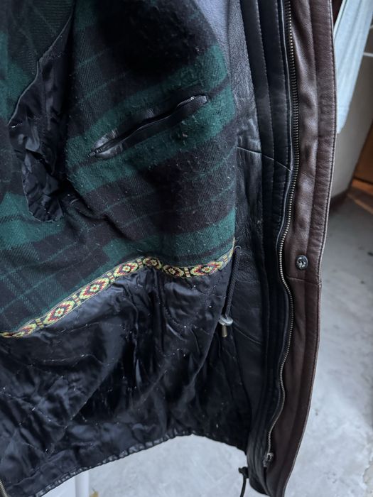 Giorgio Armani Jachetă Piele naturală