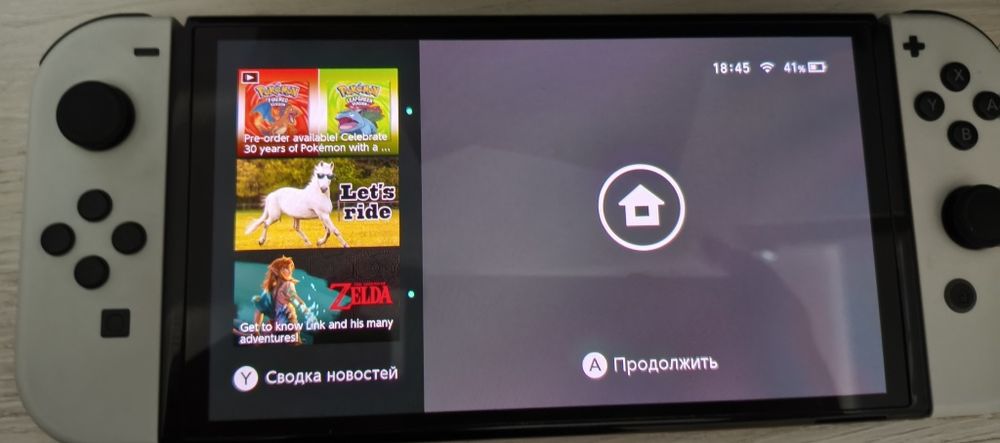 Nintendo switch oled идеальное состояние
