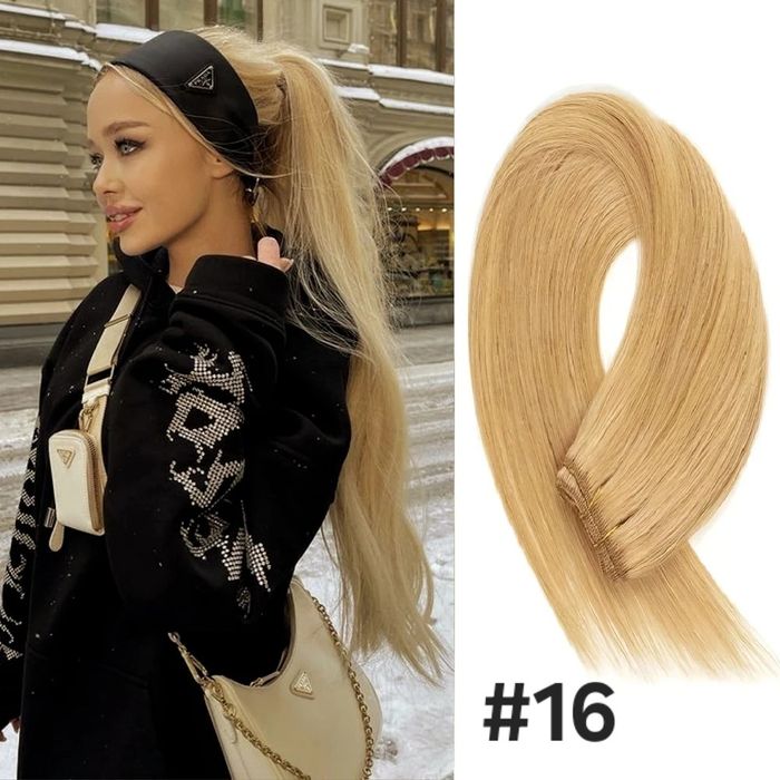 Висококачествена естествена коса 100 гр