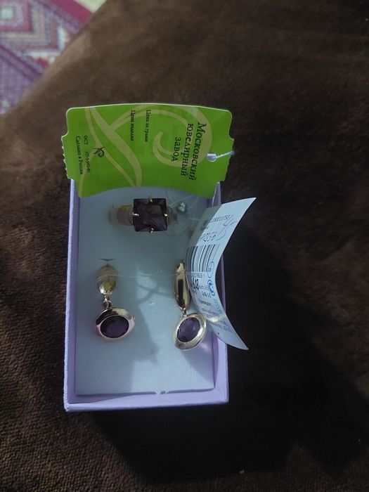 Золото комплект проба 585 московский