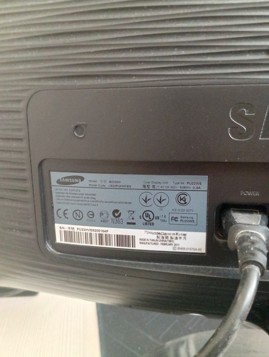 Монитор Самсунг размер 22